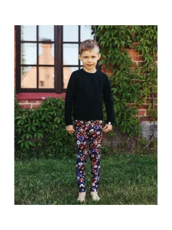 Print Leggings, Violettes