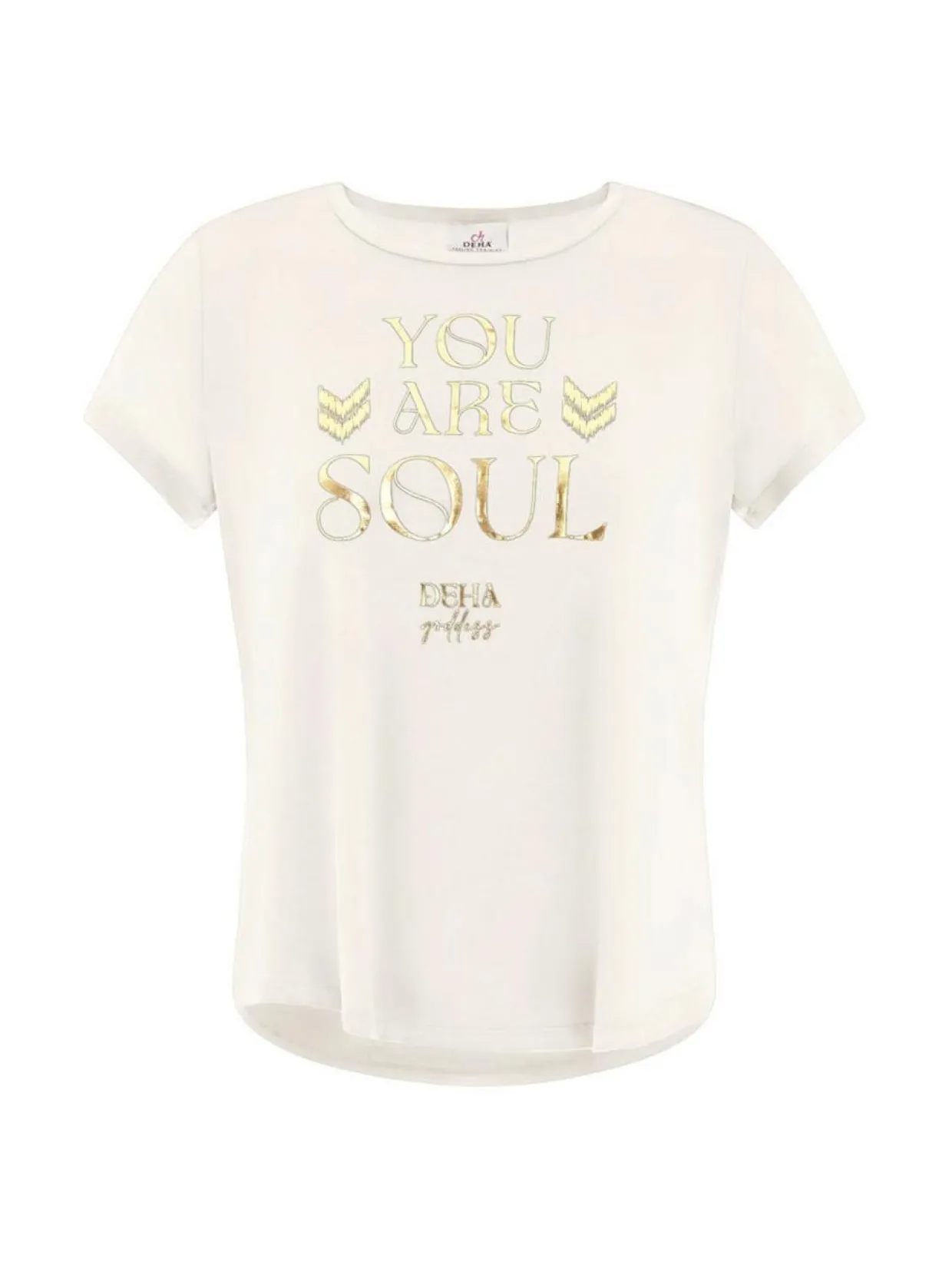 Printti t-paita, valkoinen