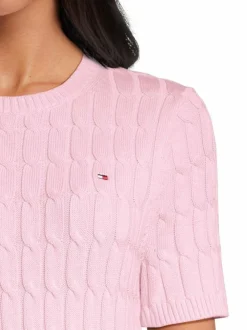 Puuvillainen palmikkoneule