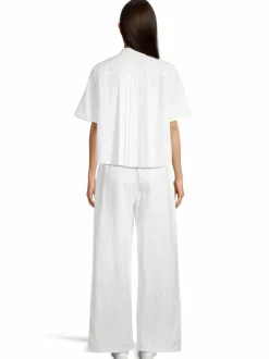 Puuvilla-pellavahousut