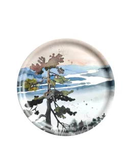 Pyöreä tarjotin Kuninkaanlaavu halk. 35 cm