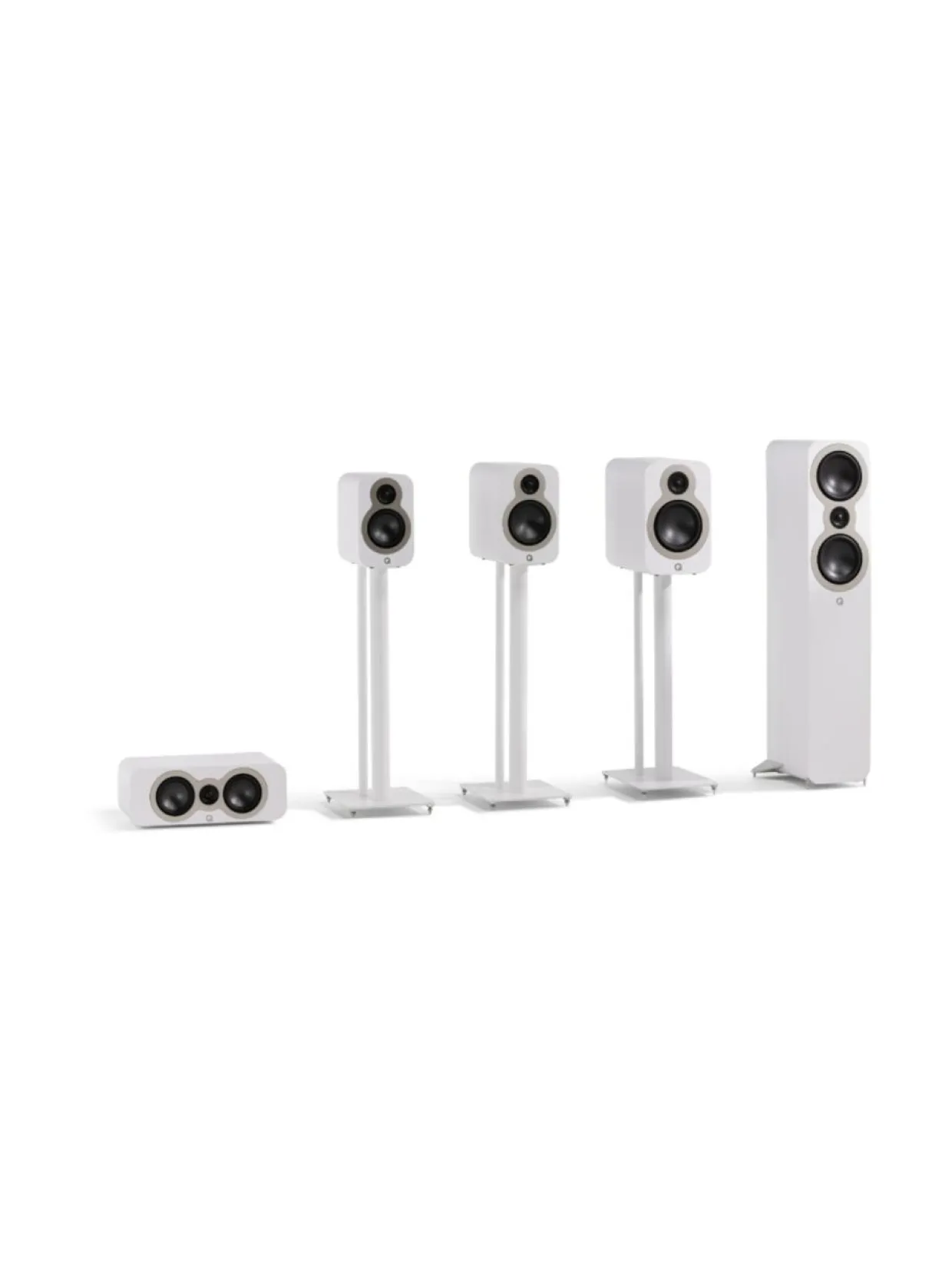 Q Acoustics Q3020C hyllykaiutin, valkoinen