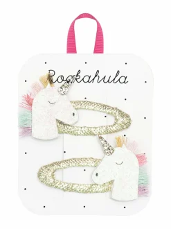 Rainbow Unicorn -hiuspinnit