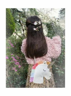 Rainbow Unicorn -hiuspinnit