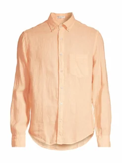 Regular Fit Garment Dyed -pellavapaita