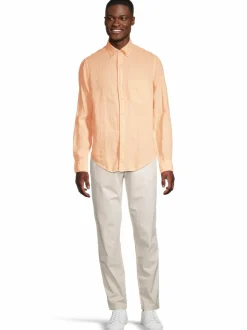 Regular Fit Garment Dyed -pellavapaita