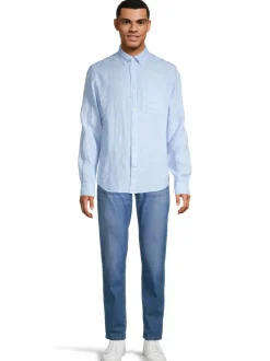 Regular fit ‑pellavapaita