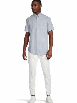 Regular Fit Seersucker -kauluspaita