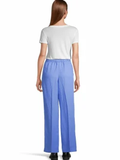 Relaxed fit Pull On -pellavasekoitehousut