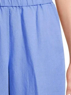 Relaxed fit Pull On -pellavasekoitehousut