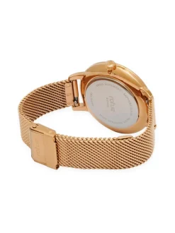 Rohje Artister Classic Black-rannekello, teräsrannekke