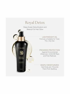 Royal Detox Elixir Premier -hoitava kiiltoseerumi 150ml