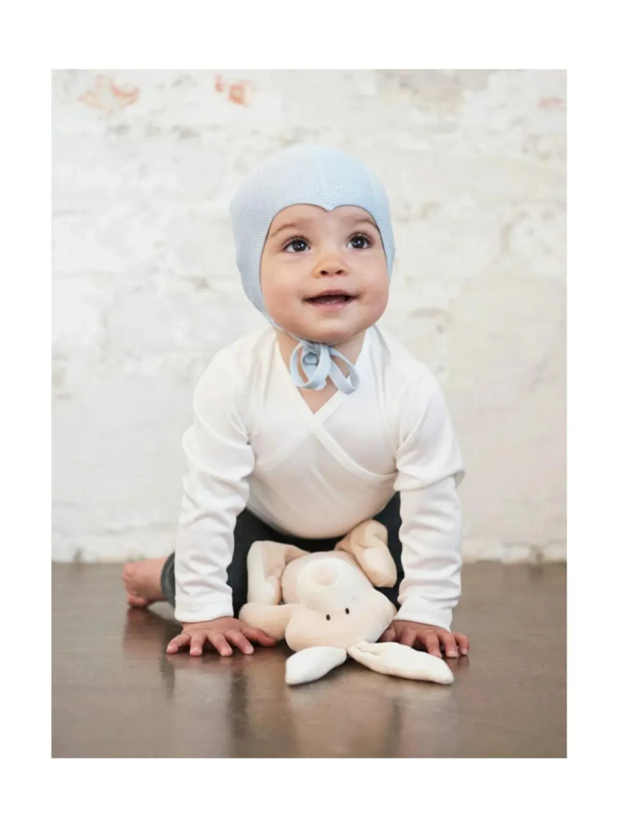 Ruskovilla silkkimyssy vaaleansininen