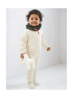 Ruskovilla välihaalari terättä 80 - 120 cm - villa valkoinen