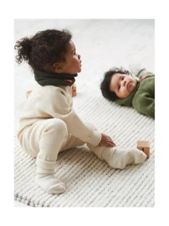 Ruskovilla välihaalari terättä 80 - 120 cm - villa valkoinen