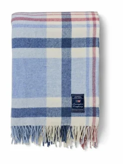 Ruudullinen villapeite 130 x 170 cm