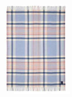 Ruudullinen villapeite 130 x 170 cm