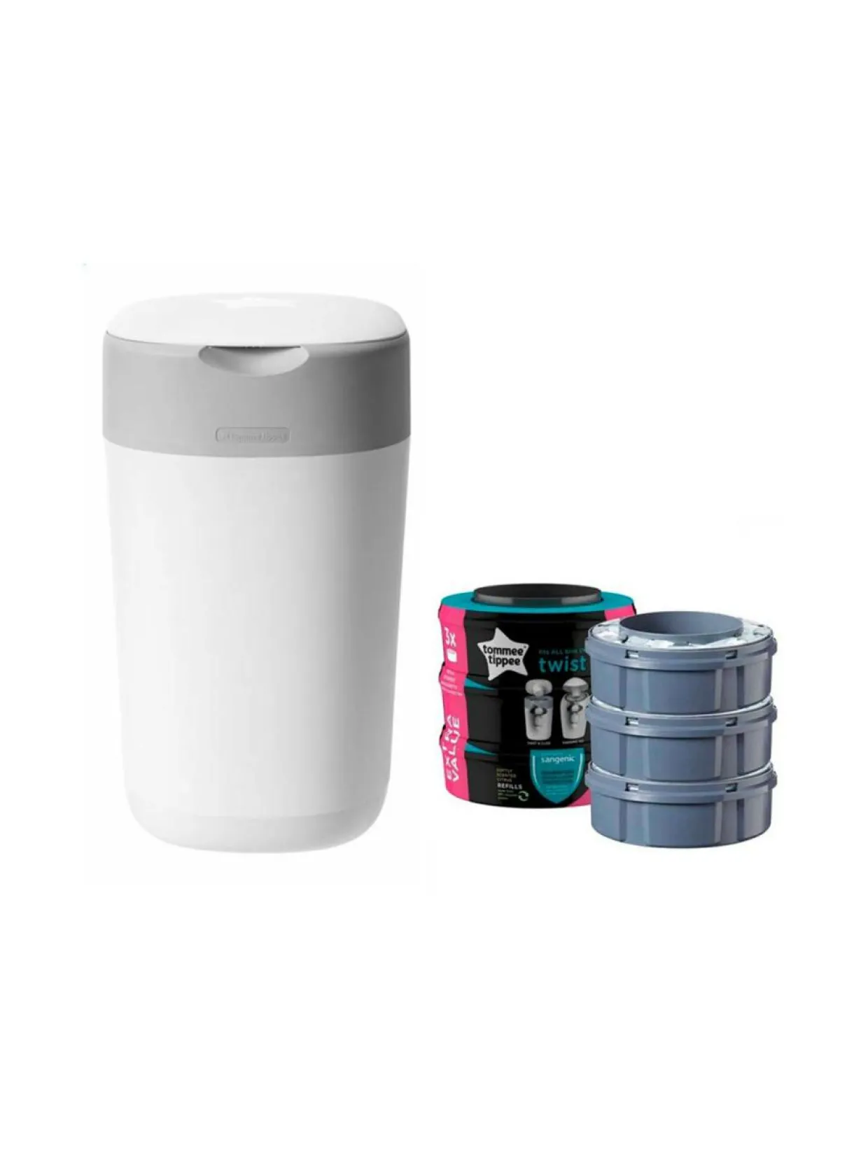 Sangenic Twist & Click vaipparoskis ja kasetit 6kpl