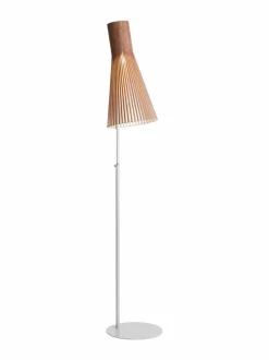 Secto Floor Lamp Walnut -lattiavalaisin