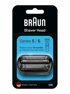 Series 5/6 53B -parranajokoneen teräverkko ja terät