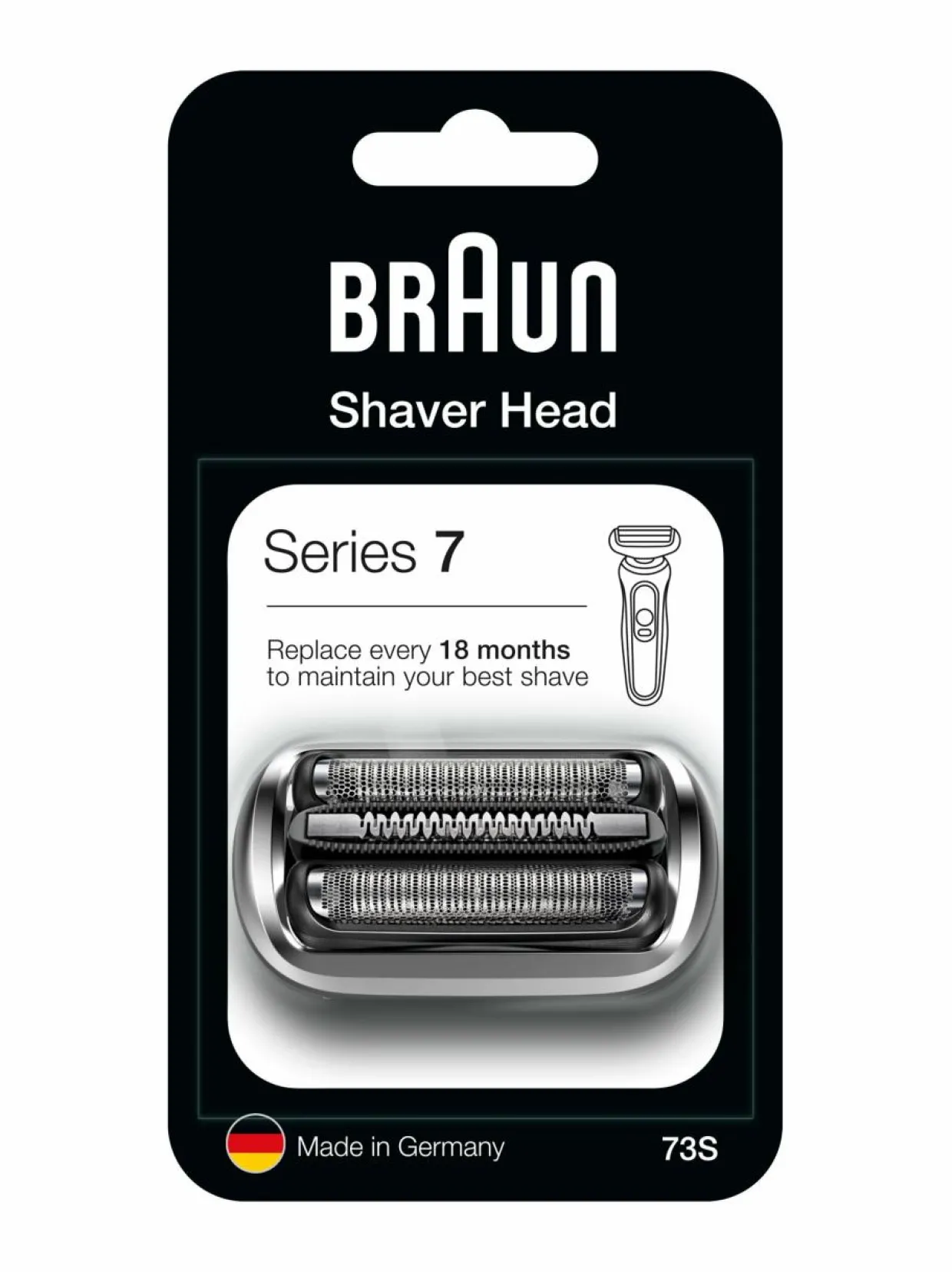 Series 7 73S -parranajokoneen teräverkko ja terät