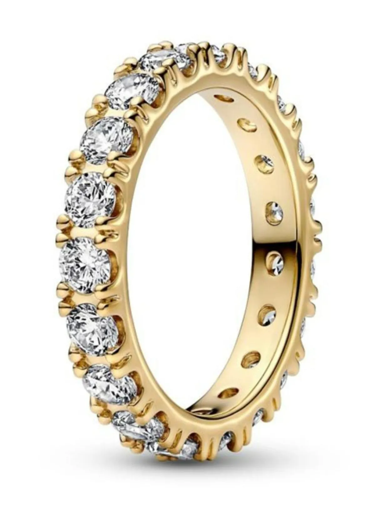 Säihkyvä rivi -sormus Sparkling Row Eternity Ring 160050C01