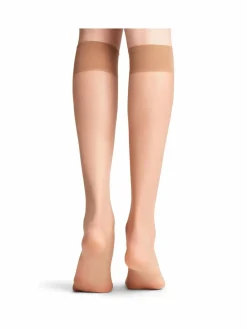 Silkinpehmeät polvisukat 15 den