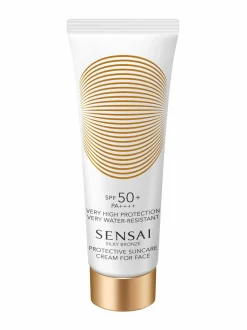 Silky Bronze Protective Suncare Cream for Face 50+ -aurinkosuojavoide kasvoille