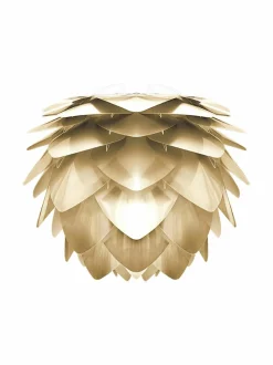 Silvia Medium Brushed Brass -varjostin