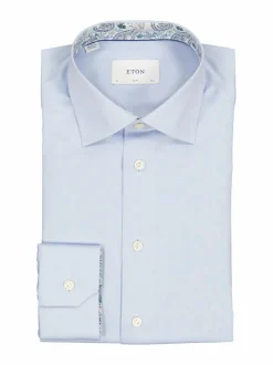 Slim Fit Paisley Effect -kauluspaita