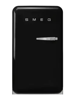 Smeg FAB10HLBL6 Happy Bar jääkaappi, musta vasenkätinen