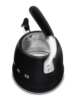 Smeg viheltävä vesipannu WKF01BL, musta