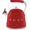 Smeg viheltävä vesipannu WKF01RD, punainen
