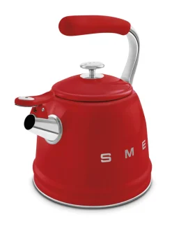 Smeg viheltävä vesipannu WKF01RD, punainen