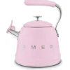 Smeg viheltävä vesipannu WKF01PK, vaaleanpunainen