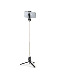 Snap Lite Selfie Stick kolmijalkatoiminnolla, Musta