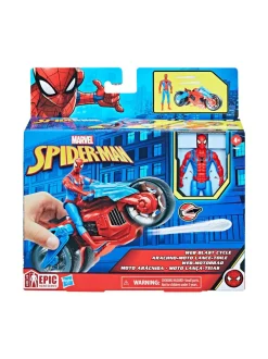 SPIDER-MAN Leikkisetti Ajoneuvo ja hahmo, 10 cm