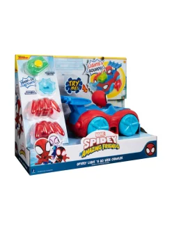 SPIDEY AND HIS AMAZING FRIENDS Ajoneuvo Spidey Light N Go Web Crawler äänillä ja valoilla