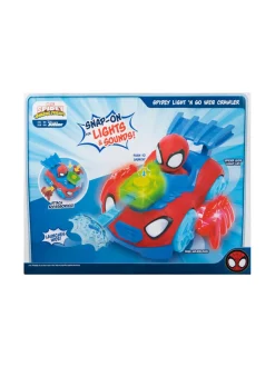 SPIDEY AND HIS AMAZING FRIENDS Ajoneuvo Spidey Light N Go Web Crawler äänillä ja valoilla