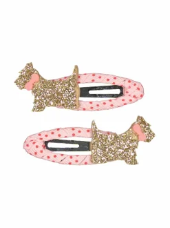 Spotty Scottie Dog Clips -hiuskoristeet 2 kpl