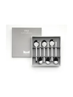 Stile by Pininfarina-espressolusikka 6 kpl lahjapakkauksessa