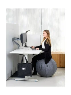 Stoo® Active Ball - Ø55 cm - Tummanharmaa