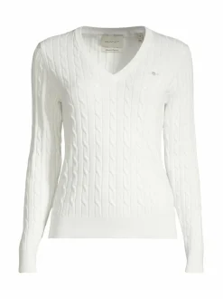 Stretch Cotton -palmikkoneulepusero