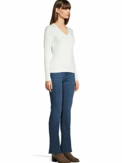 Stretch Cotton -palmikkoneulepusero