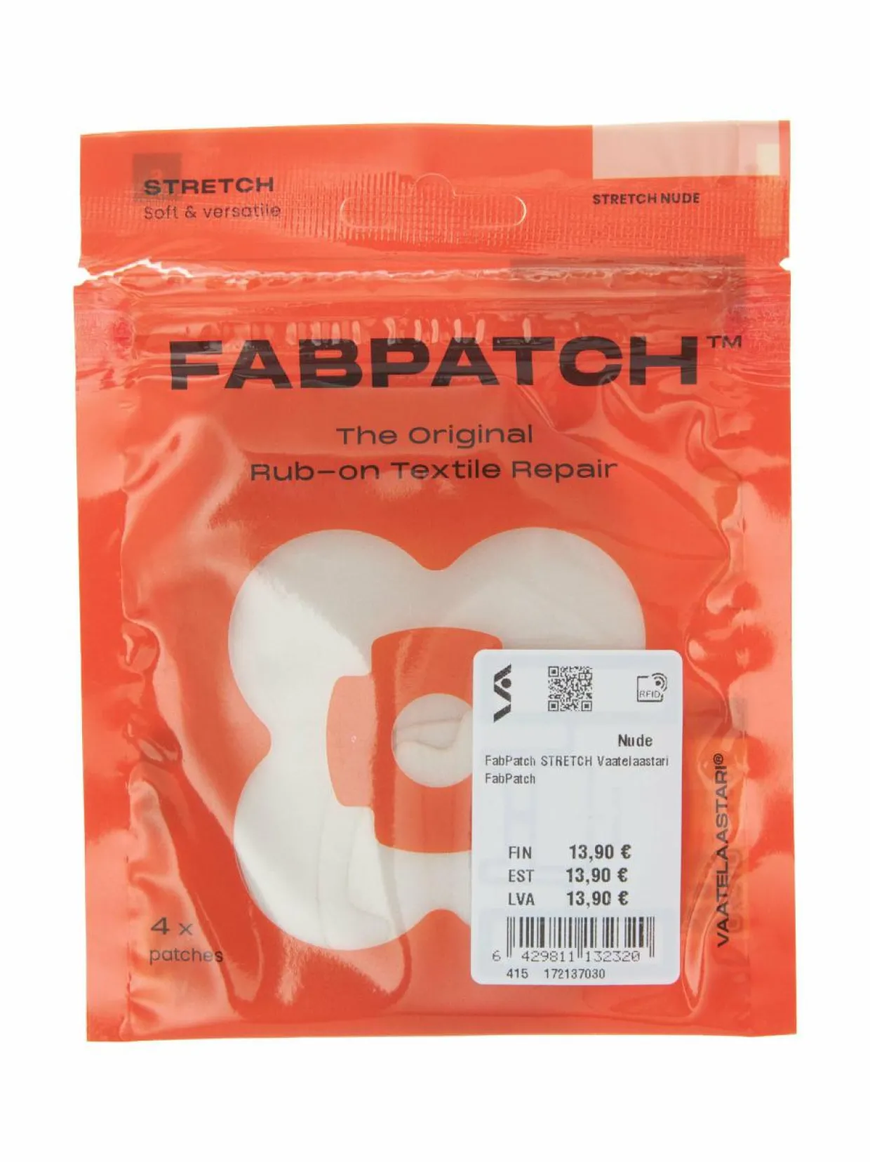 Stretch-tekstiilin korjauslaastari