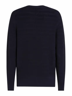 Stripe Structure Crew Neck -neulepaita