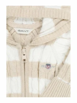 Striped Cotton Cable -neulehaalari