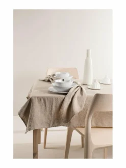 Sunshine-pellavapöytäliina 145 x 250 cm