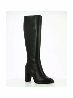 Tall Boot Feminine Heel -nahkasaappaat