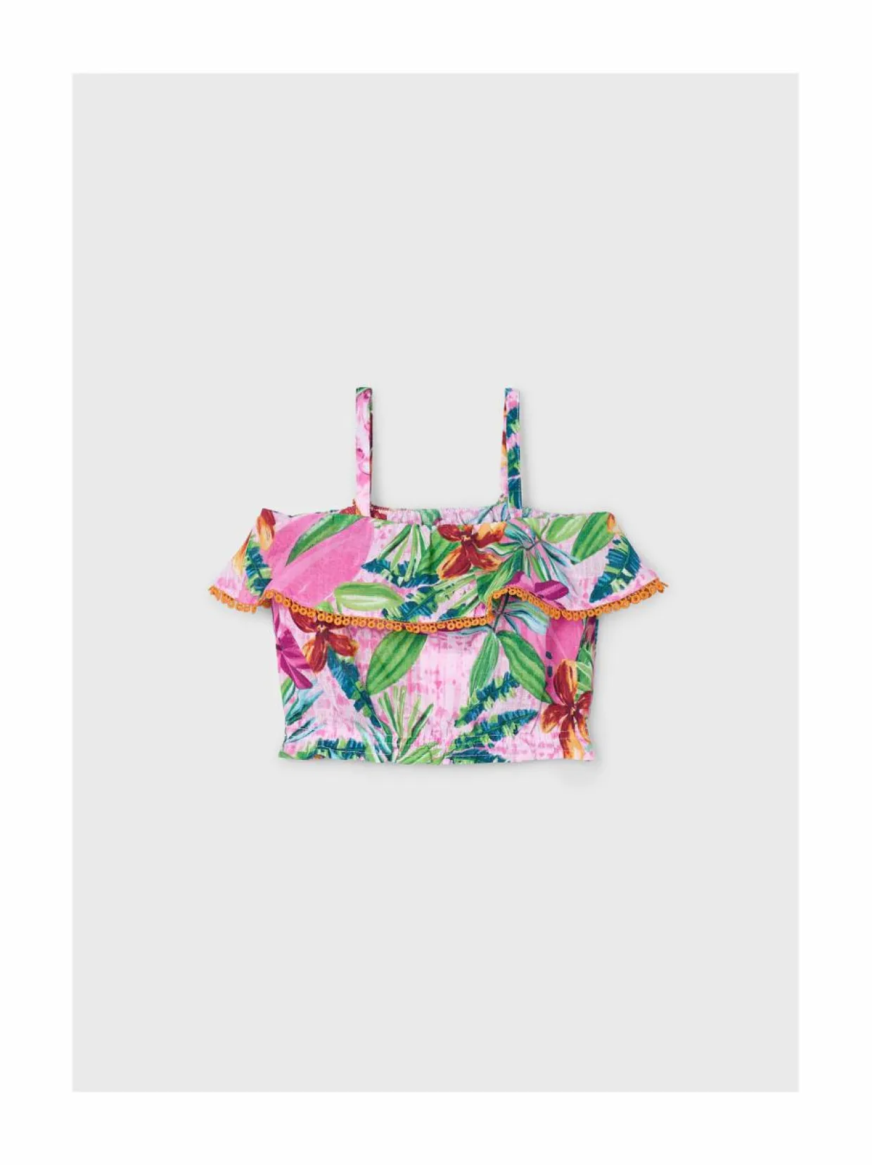 Tasselikoristeltu printtitoppi